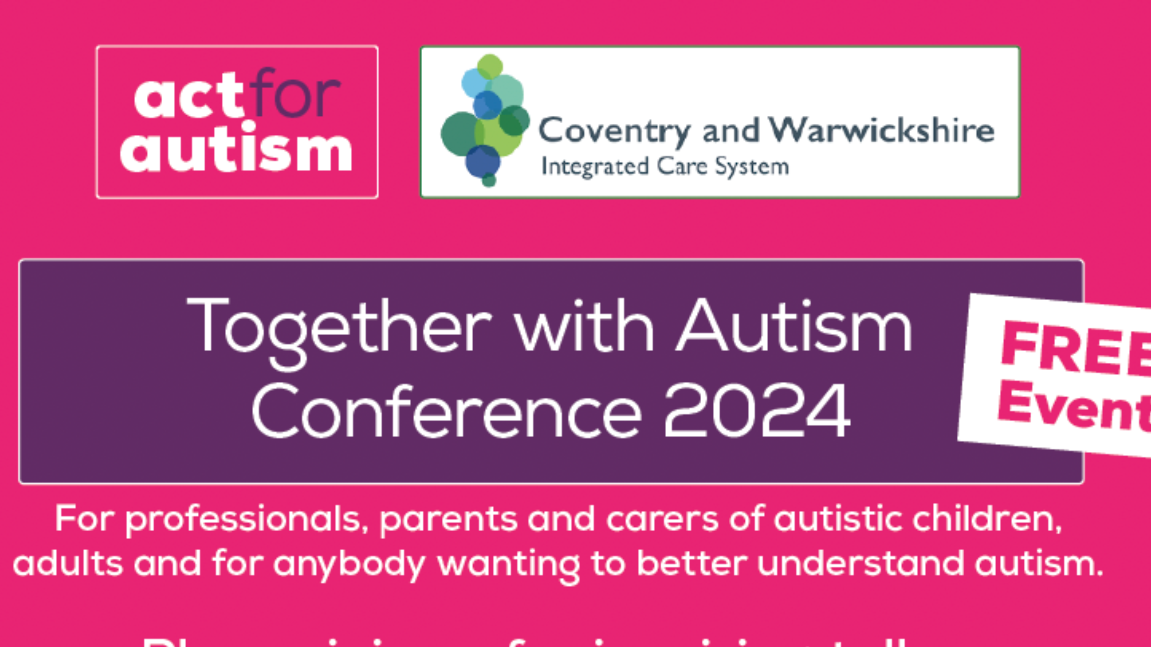 Free Autism Awareness Conference in Nuneaton: Register Now!
